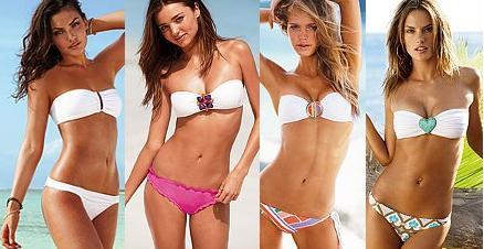 Bandeau plavky - sexy plavky bez ramínek (http://www.luxurymag.cz)